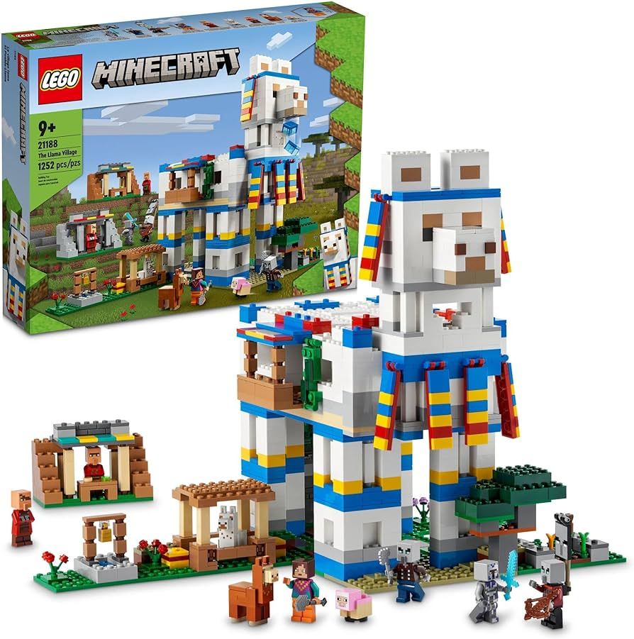 LEGO Minecraft The Llama Village Farm House Toy Building Set 21188, Minecraft Gift Idea for Kids,... | Amazon (US)