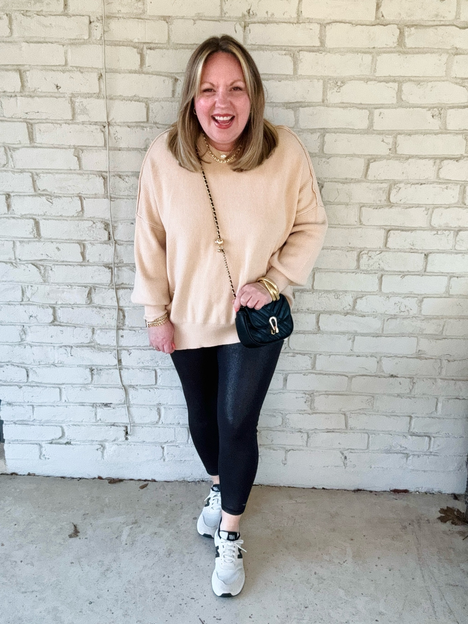 Medium sweater & leggings 

#LTKfindsunder50 #LTKover40 #LTKmidsize