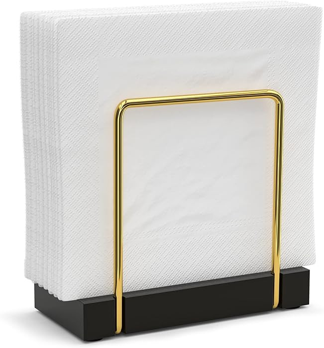 Napkin Holder for Table, Gold Kitchen Accessories for Dining Table Farmhouse Cocktail Picnic Rust... | Amazon (US)