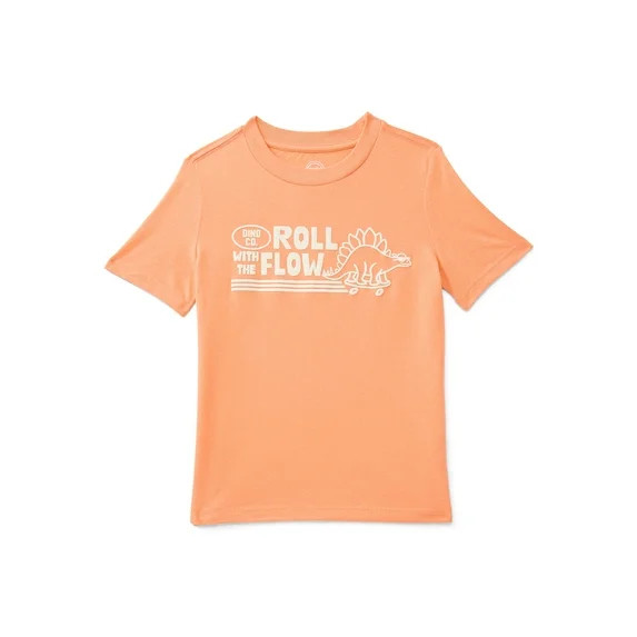 Wonder Nation Little Boys Graphic Tee with Short Sleeves, Sizes 4-10 | Walmart (US)