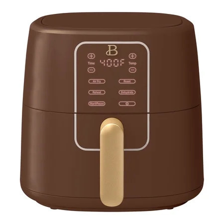Beautiful 6 Qt Air Fryer with TurboCrisp Technology, EverGood Ceramic Nonstick Coating, Chocolate by Drew Barrymore | Walmart (US)