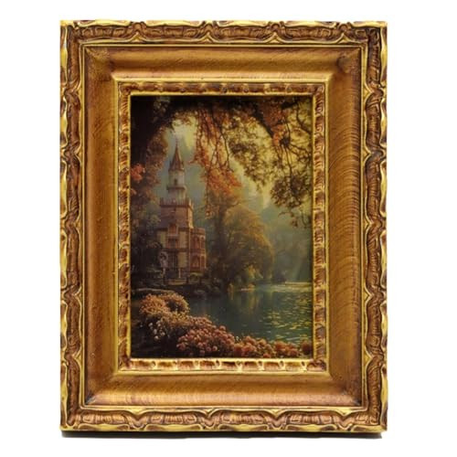 EvruCexul Small Vintage Picture Frames 2.5 X 3.5 - Mini Ornate Wallet Size Frame, 2.5 X 3.5 Picture Frames For Tabletop Display And Wall Hanging, Tiny Photo Frame for Antique Home Decor （Bronze） | Amazon (US)