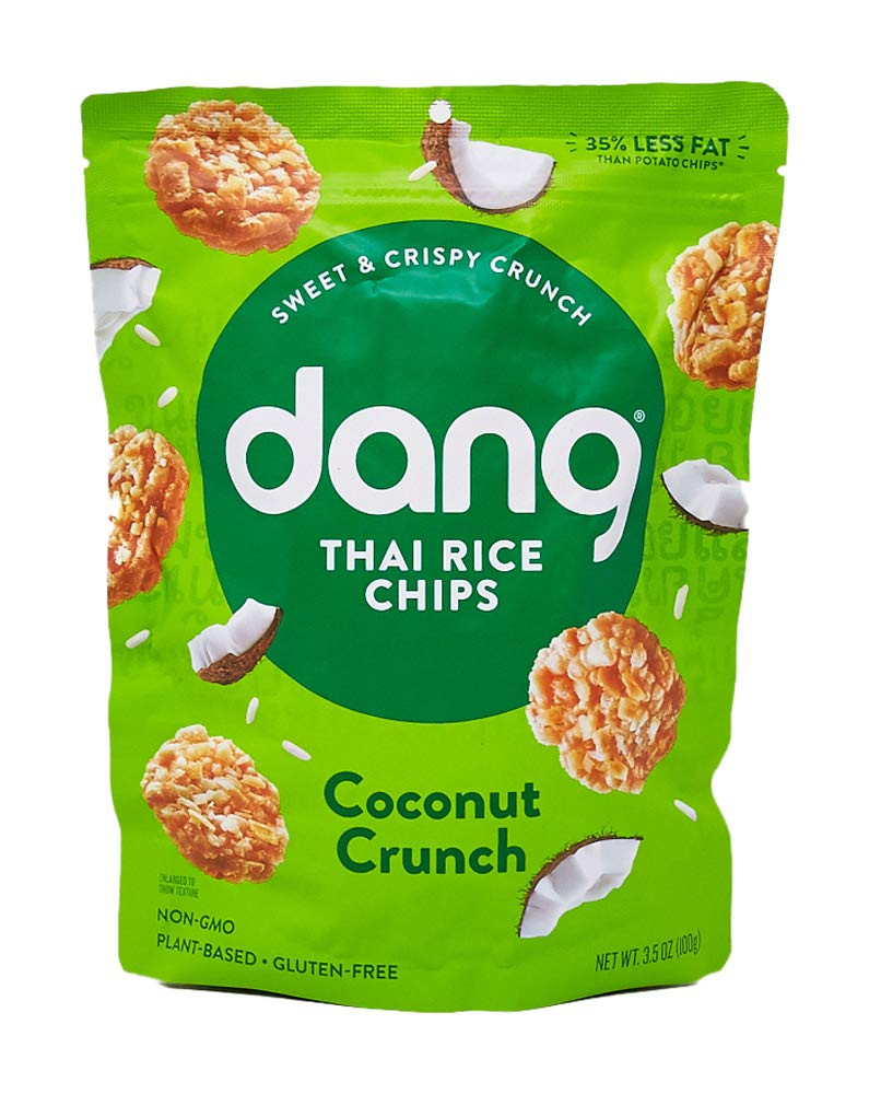 Dang Thai Rice Chips | Gluten Free, Soy Free & Preservative Free Rice Crisps, Healthy Snacks Made... | Amazon (US)