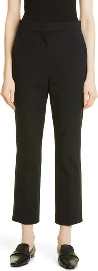 Max Mara Campos Stretch Cotton Blend Ankle Trousers | Nordstrom | Nordstrom