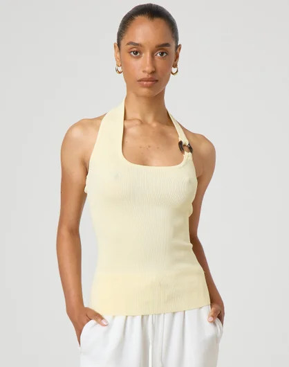 Tort Ring Detail Halter Top | Glassons (Australia)