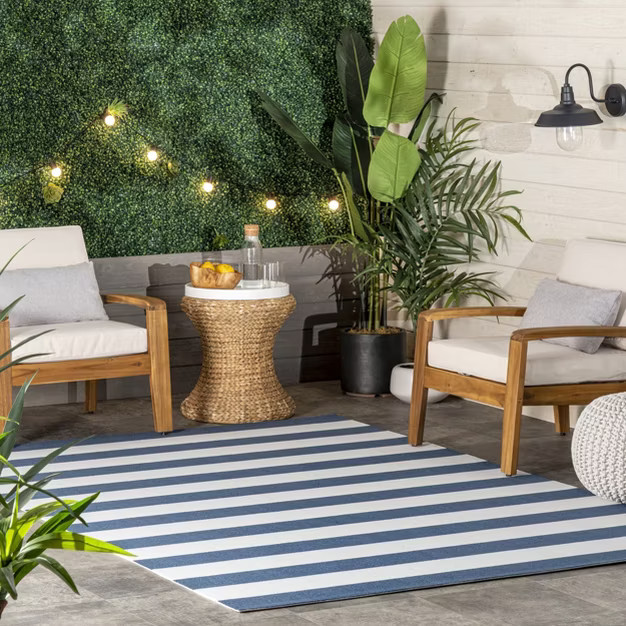 nuLOOM Christa Striped Indoor and Outdoor Area Rug | Target