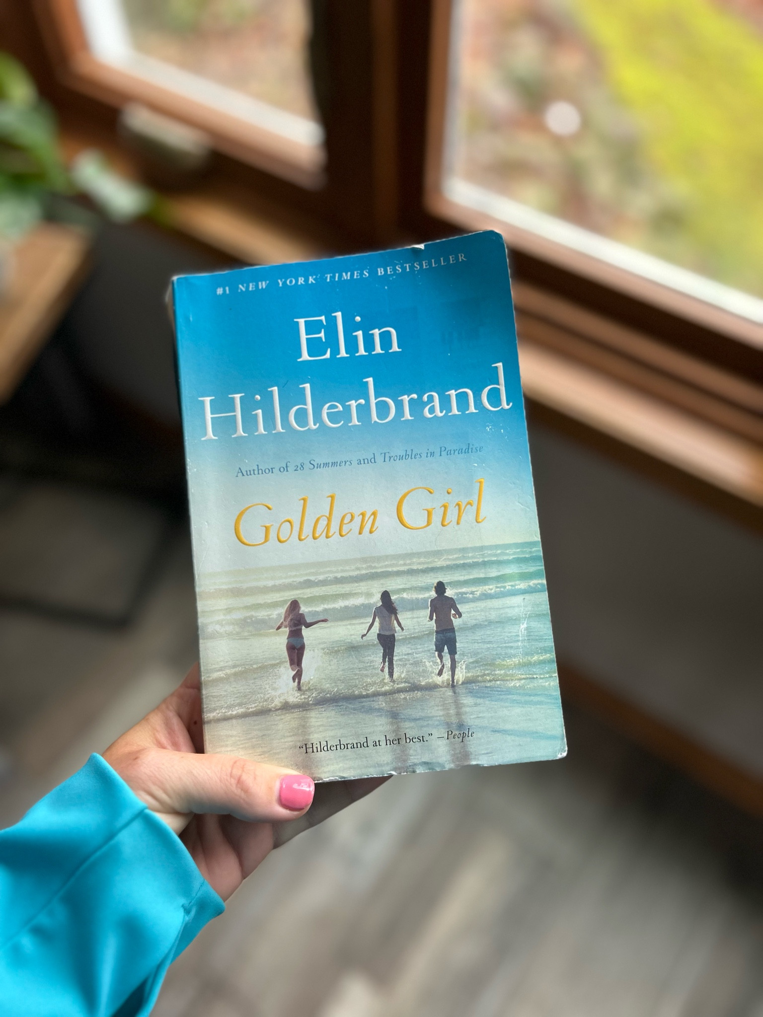 I recently read this on our beach vacation and loved it! It was an easy read and I loved that the perspective was different from anything I’ve read before!