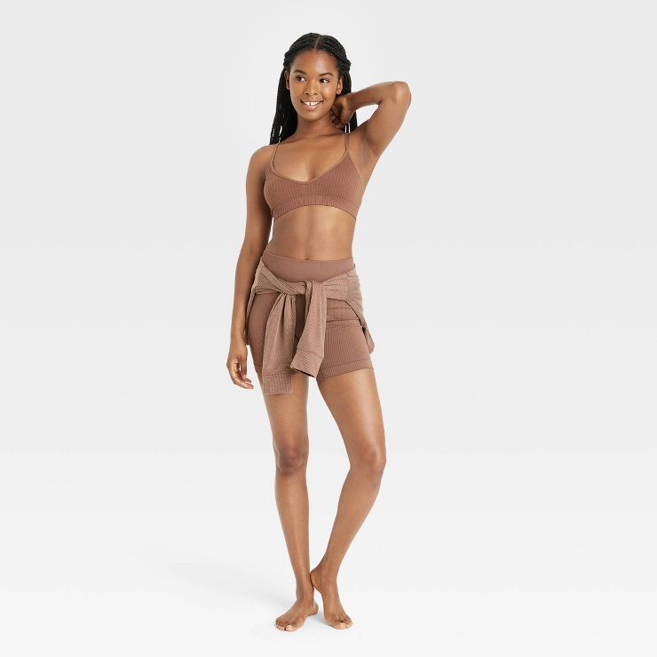 Women's Rib Triangle Bralette - Colsie™ | Target