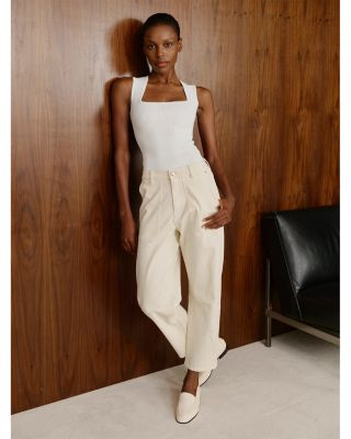 DL1961 Billie High Rise Barrel Jeans in Crema | Bloomingdale's Women | Bloomingdale's (US)