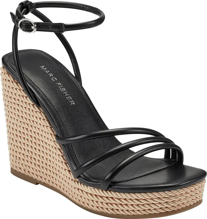 Zeki Ankle Strap Braided Wedge Sandal | Nordstrom Rack