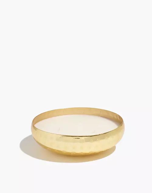 Etched Brass Triple-Wick Candle | Madewell
