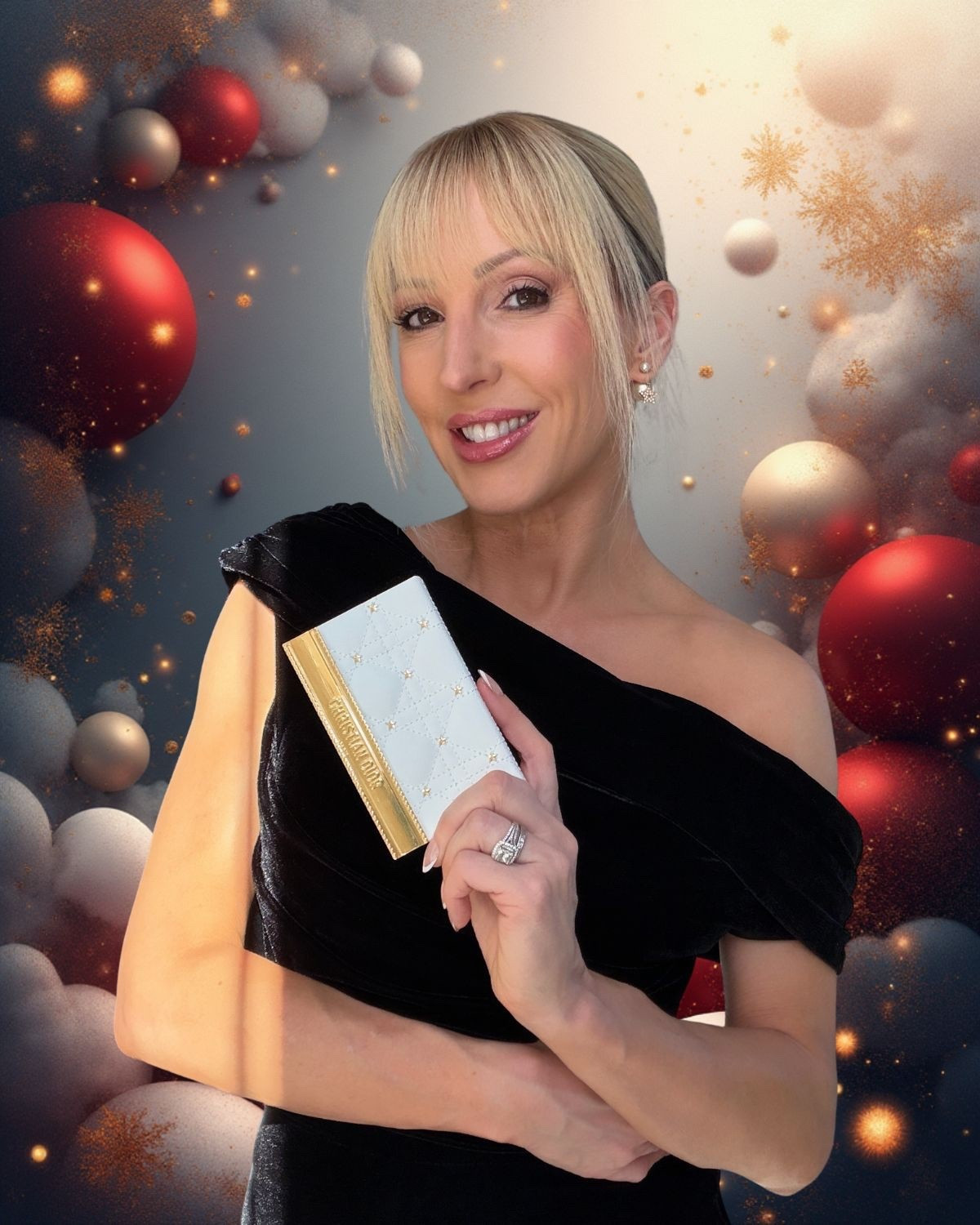 Holiday gift ideas for her : This limited edition Dior Holiday Eyeshadow palette makes the perfect beauty holiday gift for beauty and makeup lovers or for yourself for creating glam holiday makeup looks, festive looks or thanksgiving makeup looks. I’ve also shared all of the other Dior makeup used, lots of Dior beauty gift sets and ideas and the black velvet maxi dress as it’s such a warm and soft holiday dress and the crystal Dior hair clips were a free gift with purchase when you use code HOLIDAYGLAM25 (minimum spend applies). For more Dior Beauty Codes go to glamourandgains.com 

#LTKGiftGuide #LTKHoliday #LTKBeauty