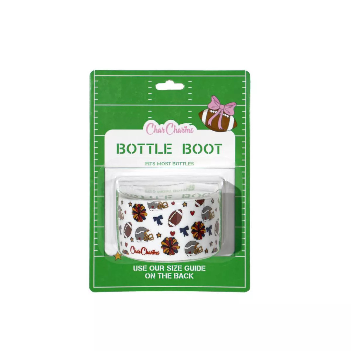 CharCharms Tailgate Water Bottle Boot Pattern | Target
