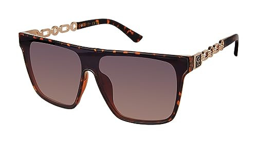 Jessica Simpson Women's J6194 Trendy Shield Square Sunglasses with UV400 - Glamorous Sunglasses for Women, 148mm | Amazon (US)