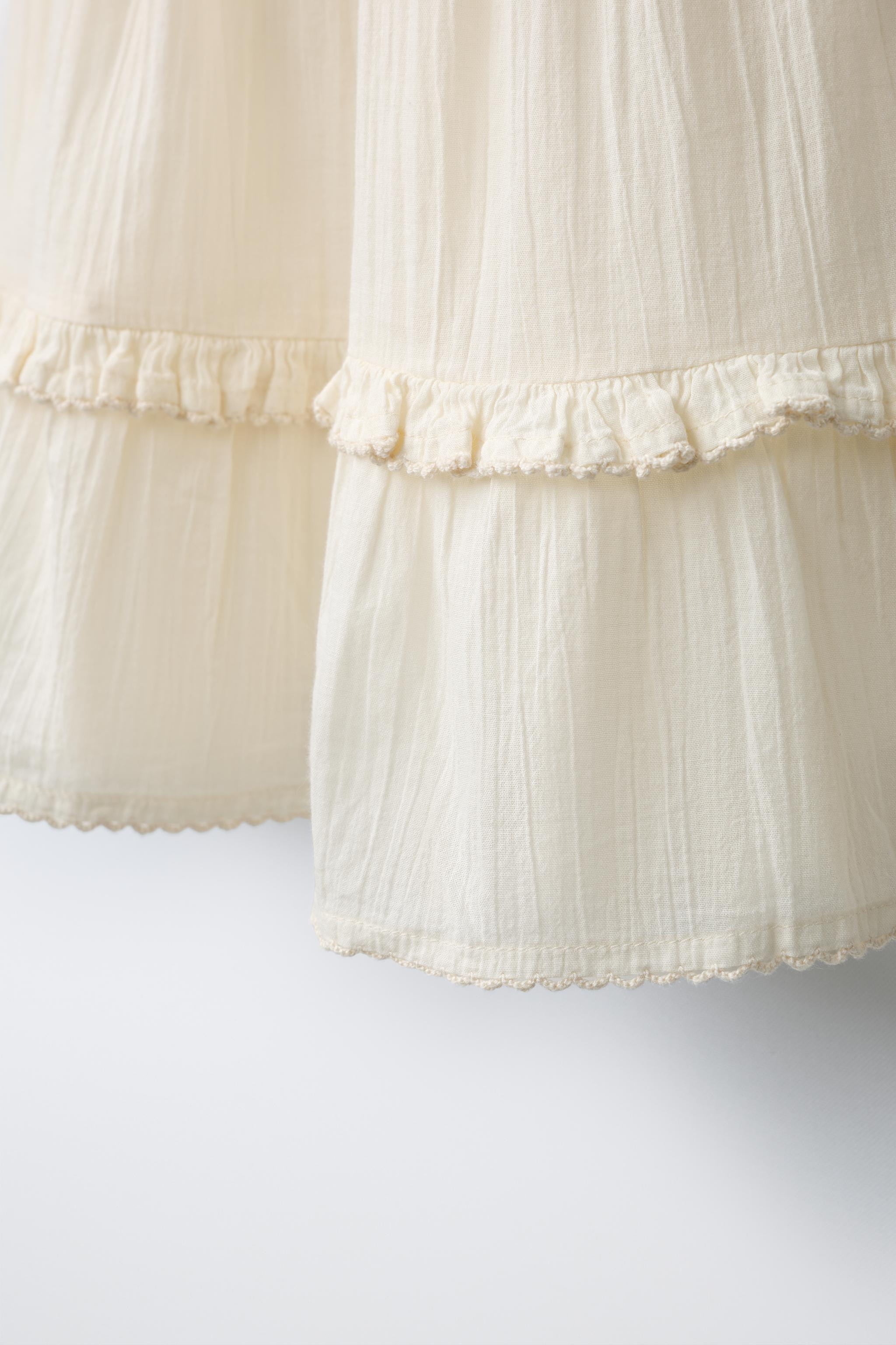 CROCHET KNIT COMBINATION DRESS | Zara UK
