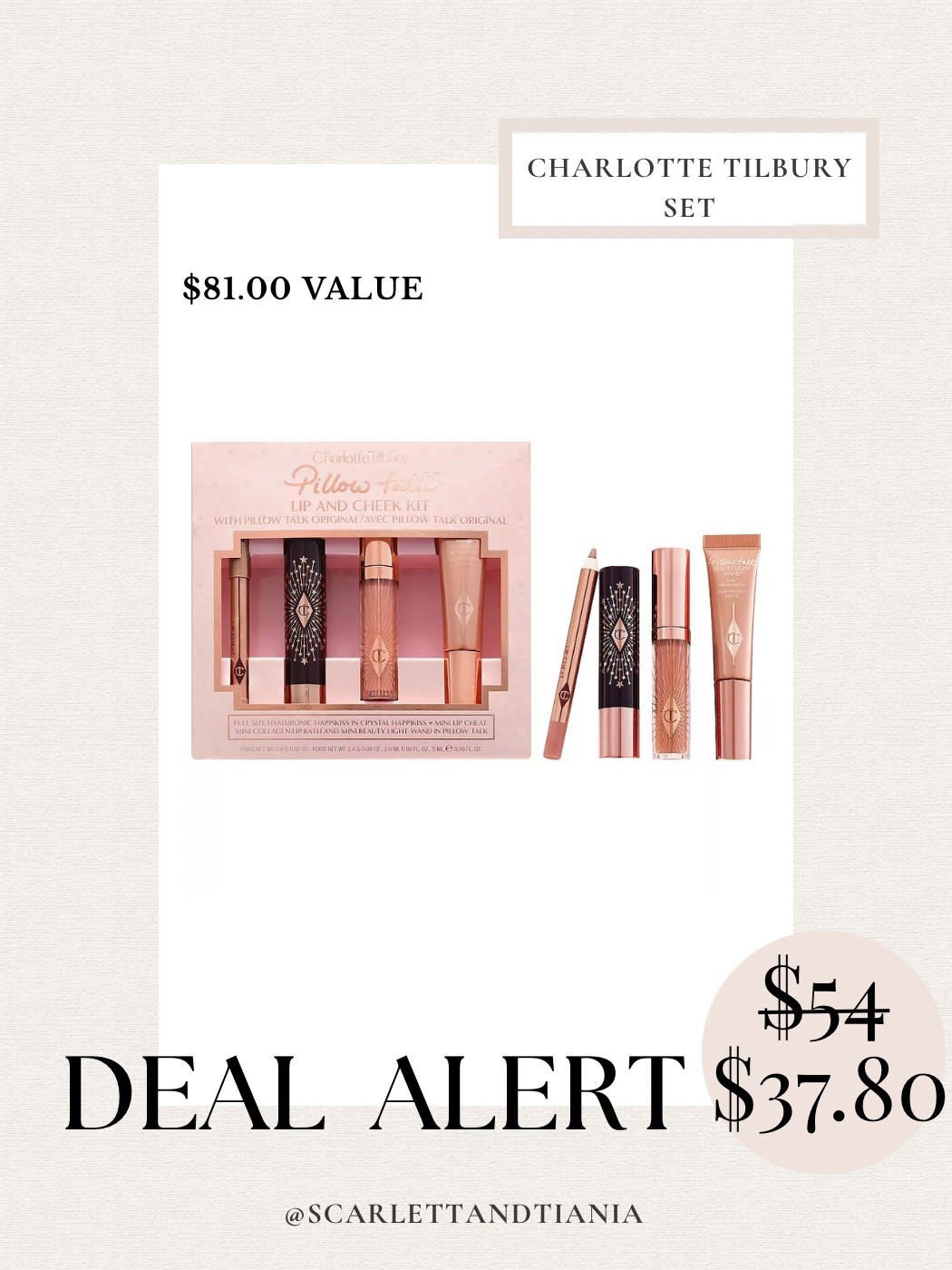 Charlotte Tilbury pillow talk iconic lip & cheek secrets set on sale right now! 

Charlotte Tilbury set / Pillow Talk lip and cheek / iconic makeup set / Kohl’s beauty deal / Sephora at Kohl’s / Charlotte Tilbury sale / everyday makeup must-haves / Pillow Talk favorites / glowy blush and lip / best neutral lipstick / makeup gift set / top-rated beauty products / Charlotte Tilbury dupe / luxury beauty on a budget / beauty bundle deal / trending makeup 2025 / viral beauty set / Sephora sale picks / makeup essentials / lip and cheek duo

#LTKBeauty #LTKSaleAlert