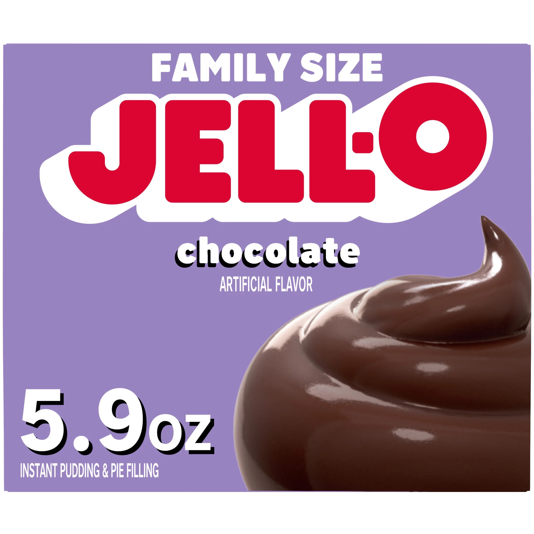 Jell-O Chocolate Instant Pudding Mix & Pie Filling, 5.9 oz. Box | Walmart (US)