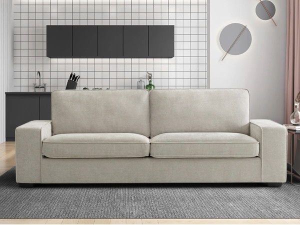 EASELAND Sofa Couch, 88” Chenille Loveseat Comfy Couches for Living Room, Modern Deep Seat Sofa... | Amazon (US)