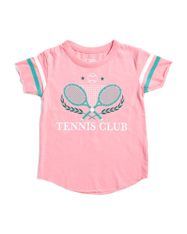 Girls Short Sleeve Shirt Tail Hem Tee | TJ Maxx