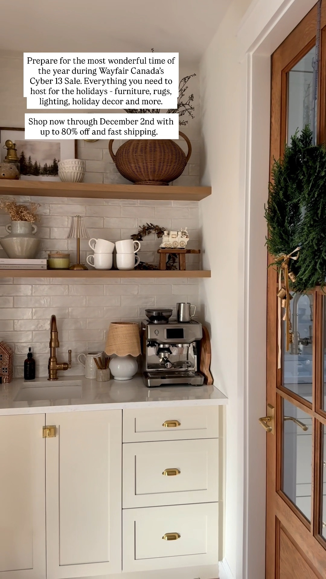 Home for the holidays with Wayfair Canada.
Shop up to 80% off during Wayfair Canada’s Cyber 13 Sale. Everything you need to host for the holidays - furniture, rugs, lighting, holiday decor and more. Shop now through December 2nd with fast shipping. 🎄🎁 @wayfaircanada #WayfairCAPartner #WayfairCAHome