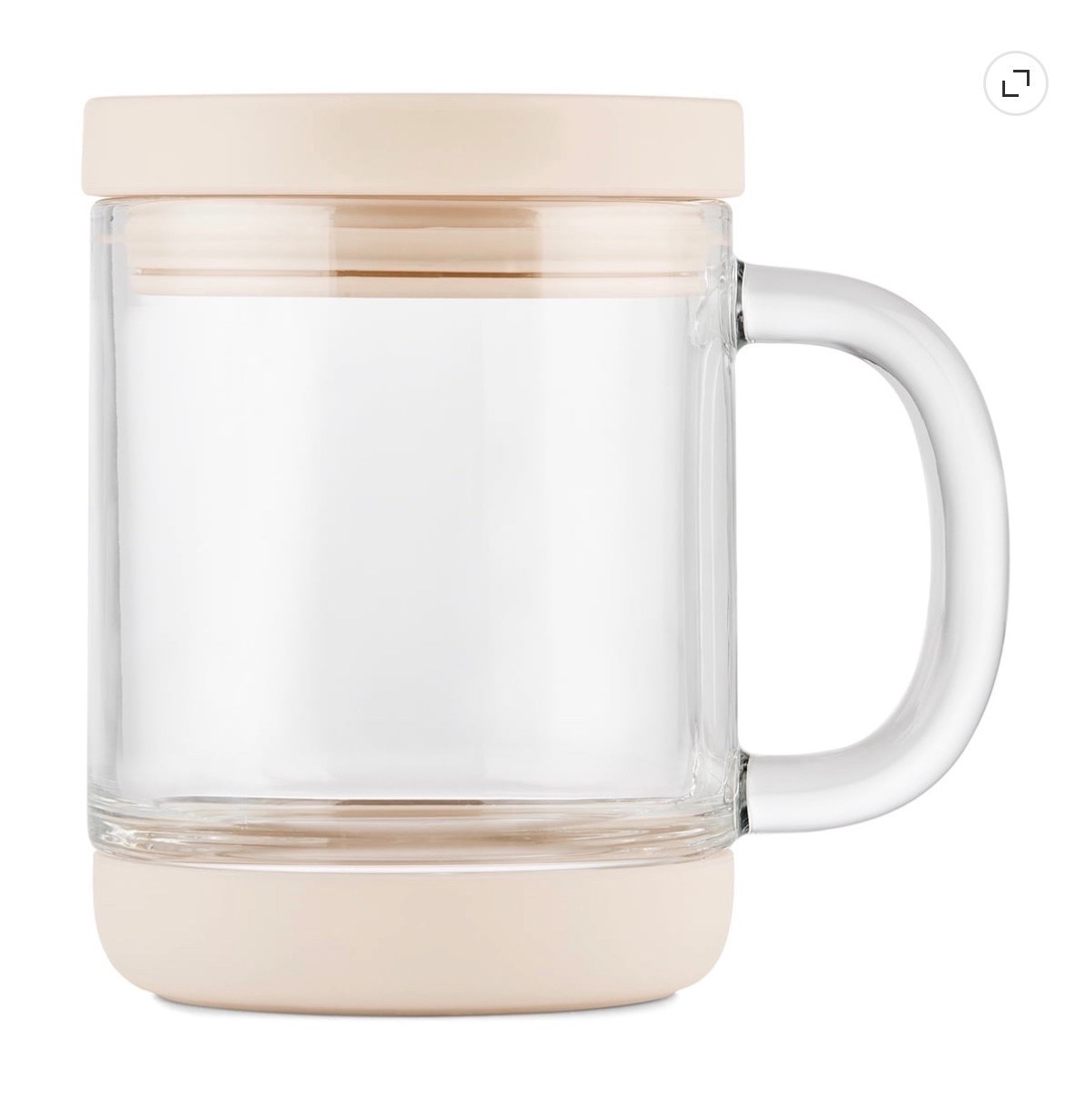 Ello Nova Shine 12oz Glass Mug with Lid | Built-In Handle, Silicone Boot, BPA Free, Dishwasher Safe | Hot and Cold Coffee Tea Mug

Walmart finds

#LTKHome