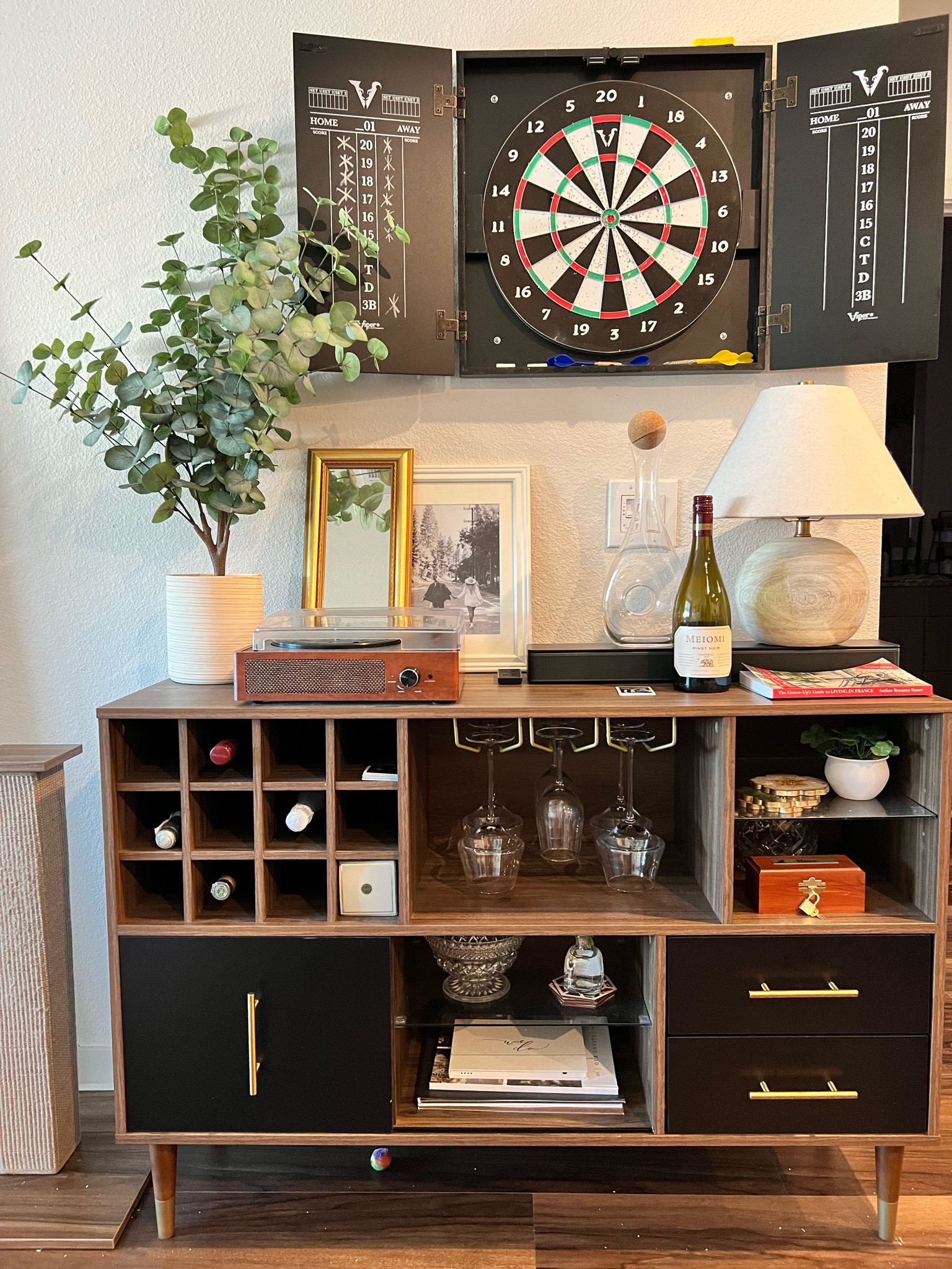 Bar car - Living room - Coffee Table - Amazon Bar Cart Ideas - Amazon Living room - Wine glasses - Valentines Day - Record Player - Living room lamp - Dart board - Wine decanter - Valentine’s Day gift 

#LTKparties #LTKGiftGuide #LTKhome