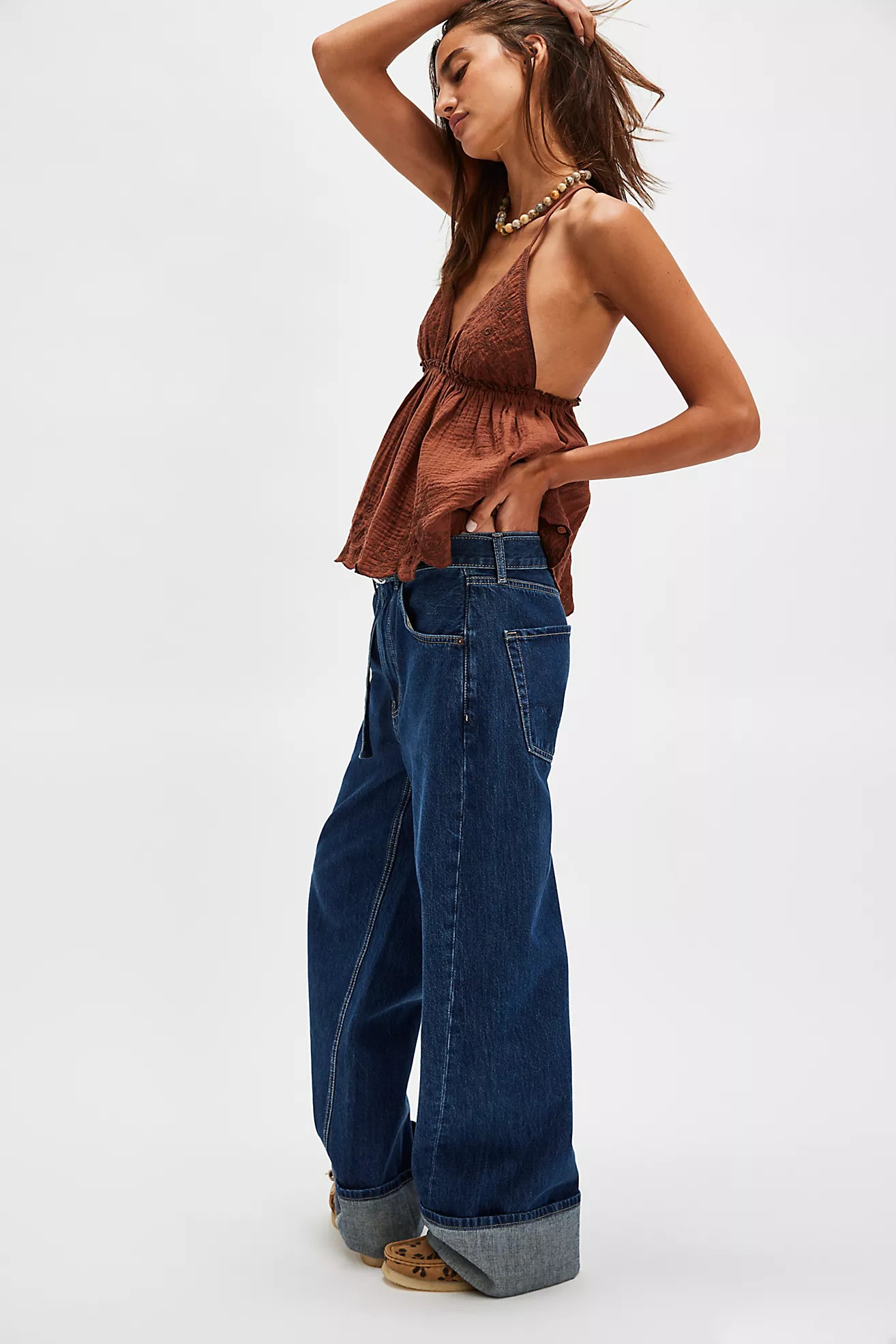 We The Free East Bay Cuffed Jeans | Free People (Global - UK&FR Excluded)