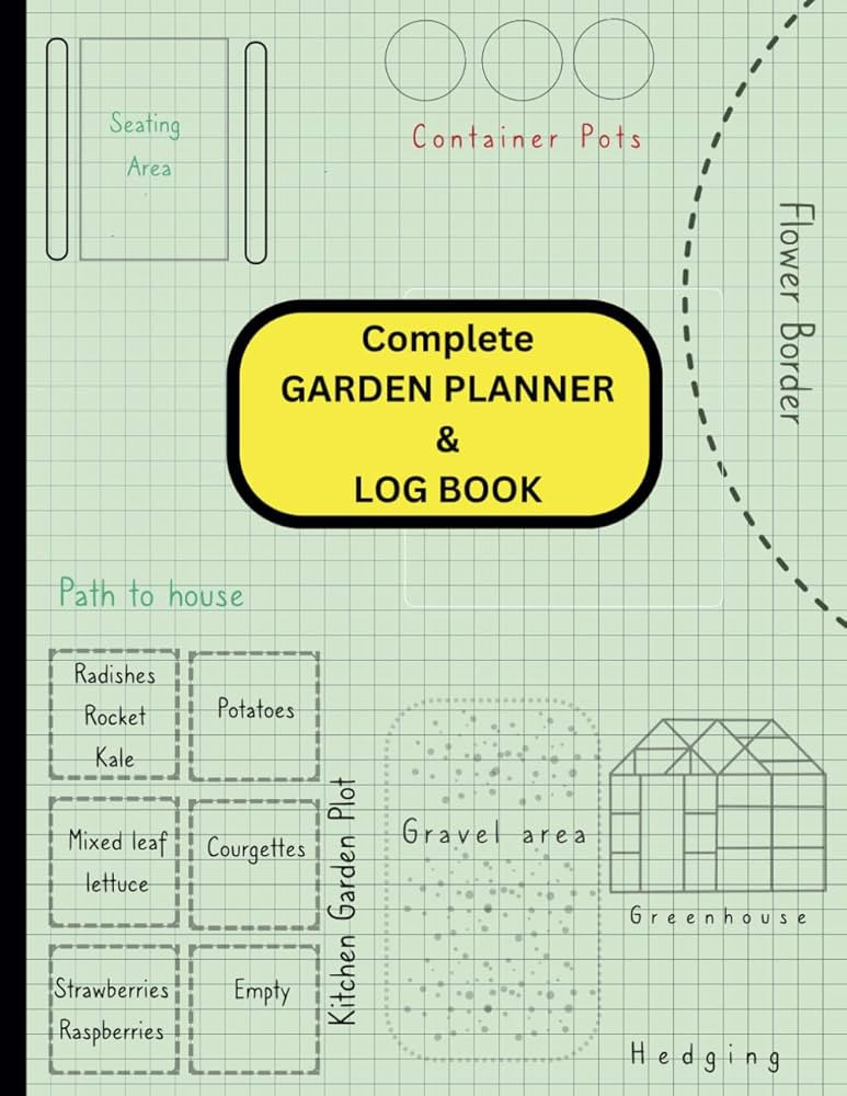 Garden Planner and Log Book: Notebook Organizer for Keen Gardeners I Tracker for Seasons and Whol... | Amazon (US)