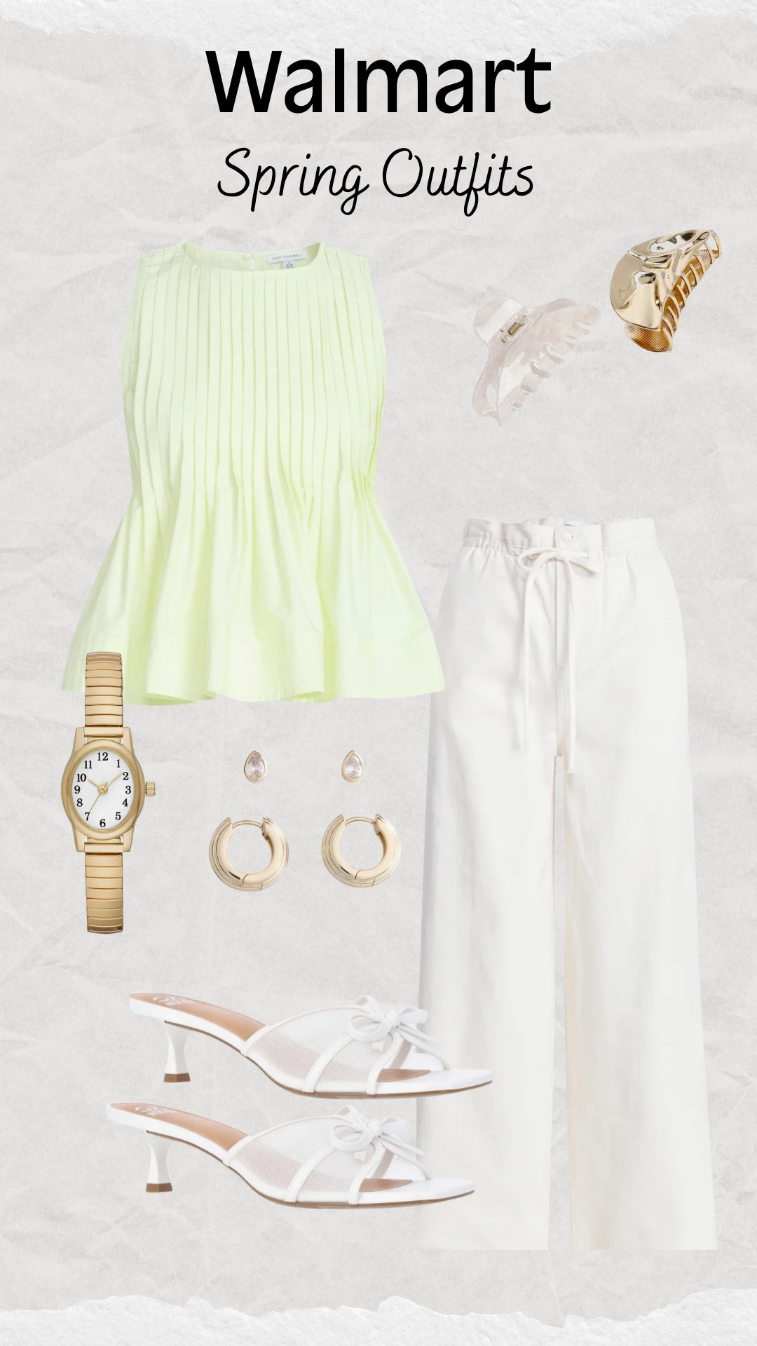 Walmart spring outfit, affordable fashion outfit ideas 

#LTKootd #LTKSpringSale #LTKgrwm