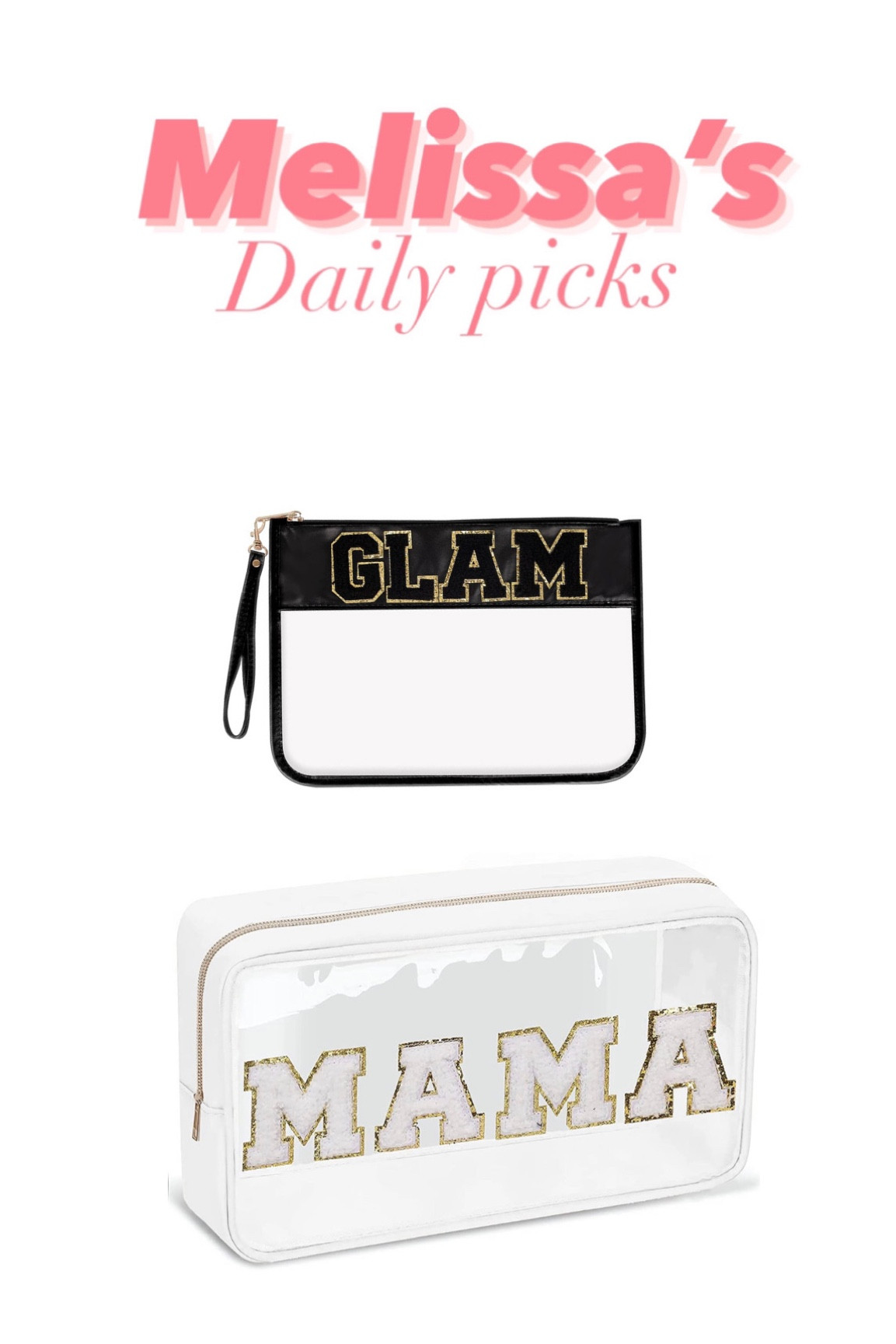 Cutest bags! Makeup bag , cute bag, pool bag, summer bag, glam bag, mama bag 

#LTKunder50 #LTKitbag #LTKbeauty