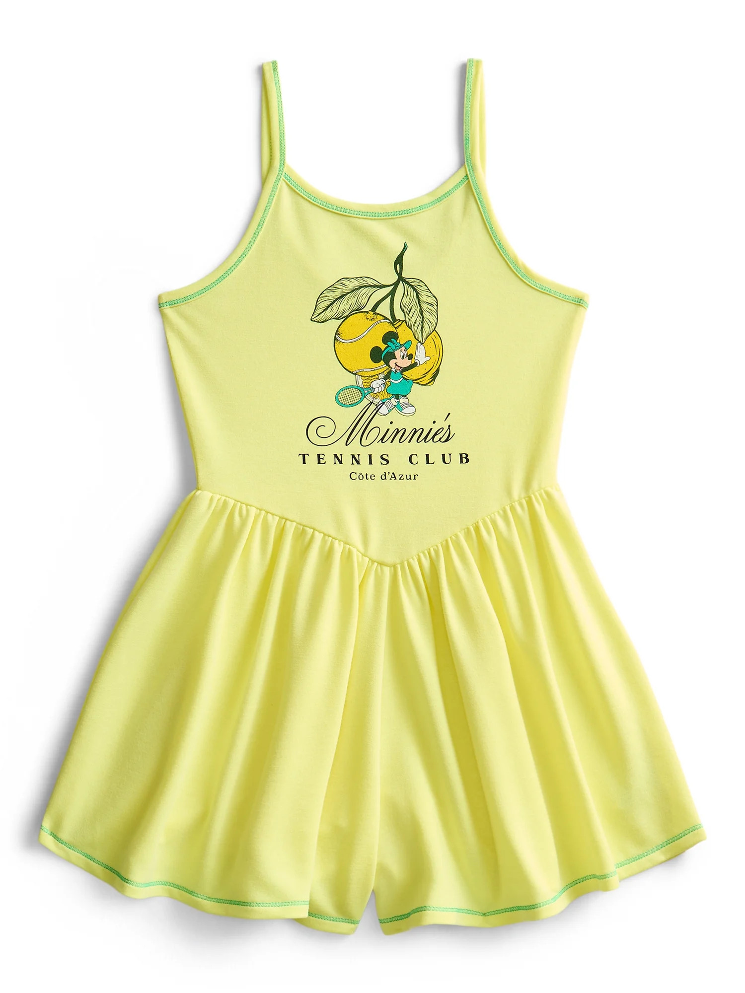 Minnie Mouse Girls Sleeveless Graphic Romper, Sizes 4-12 | Walmart (US)