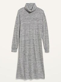 Long-Sleeve Turtleneck Midi Sweater Shift Dress for Women | Old Navy (US)