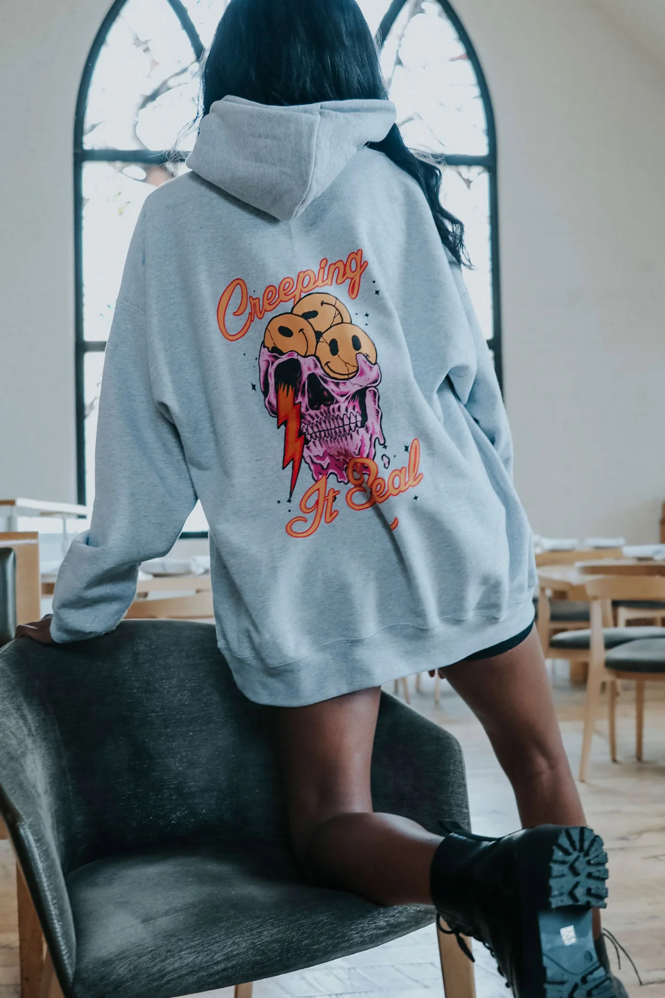 friday + saturday: creepin' it real hoodie | RIFFRAFF