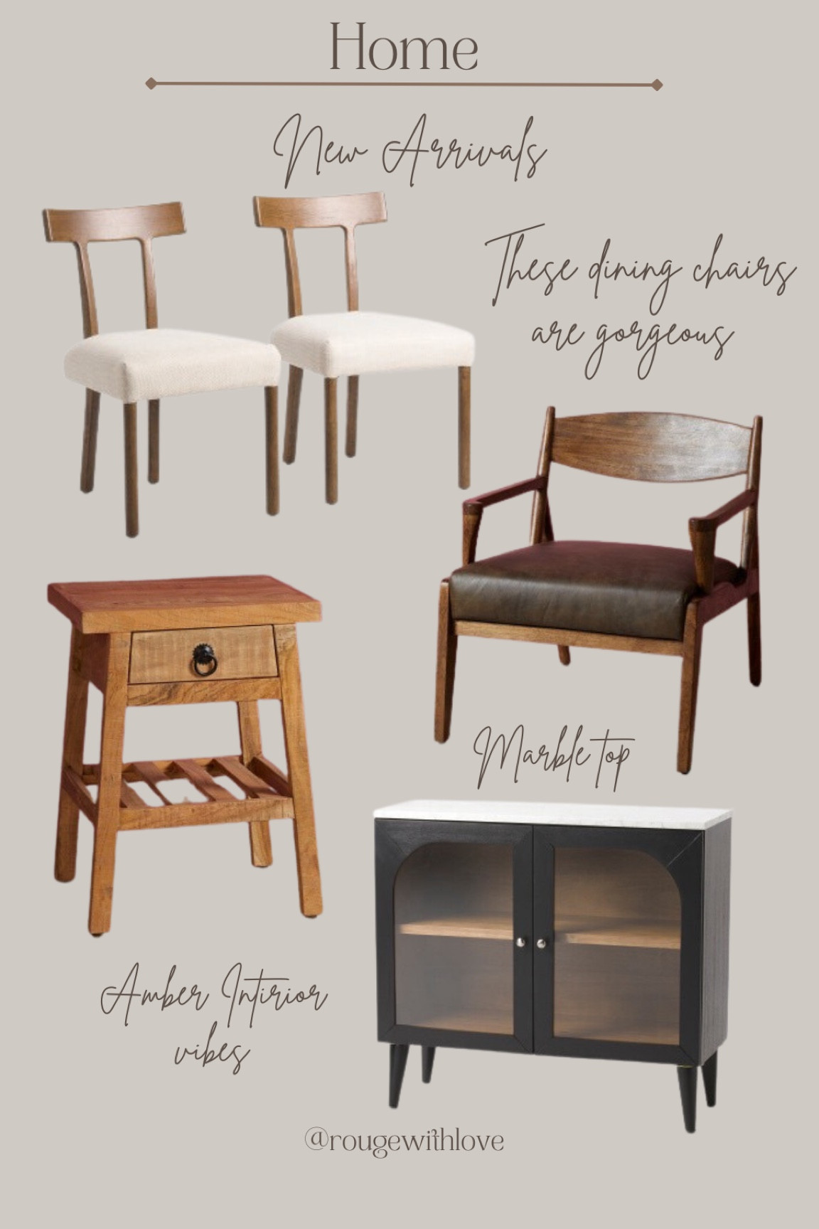 Amber interiors
McGee & co
Tjmaxx
Marshalls
Homegoods 
Dining chair
Accent chair
End table
Nightstand 
Cabinet
Anthropologie 



#LTKSeasonal #LTKstyletip #LTKhome