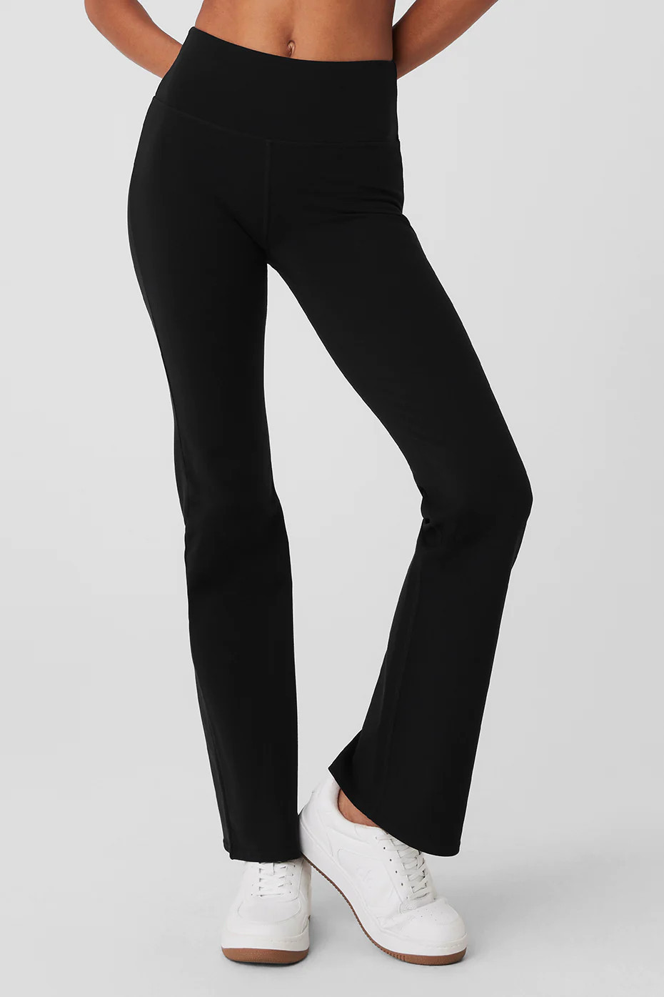 Alo YogaÂ® | Airbrush High-Waist Flare Legging in Black, Size: Small | Alo Yoga (US)