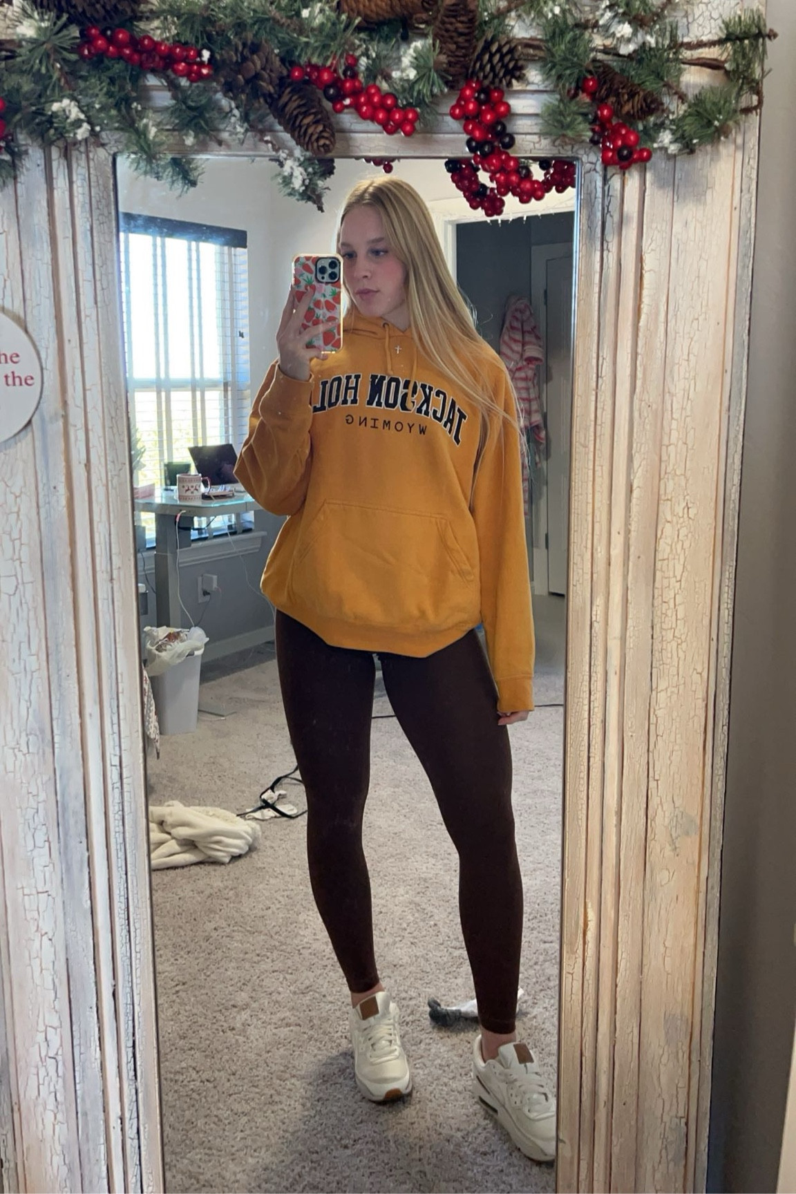 Sunday lounge fit! Linked similar sweatshirts! Can’t find this one because it’s vintage from my dads closet haha!

#LTKU