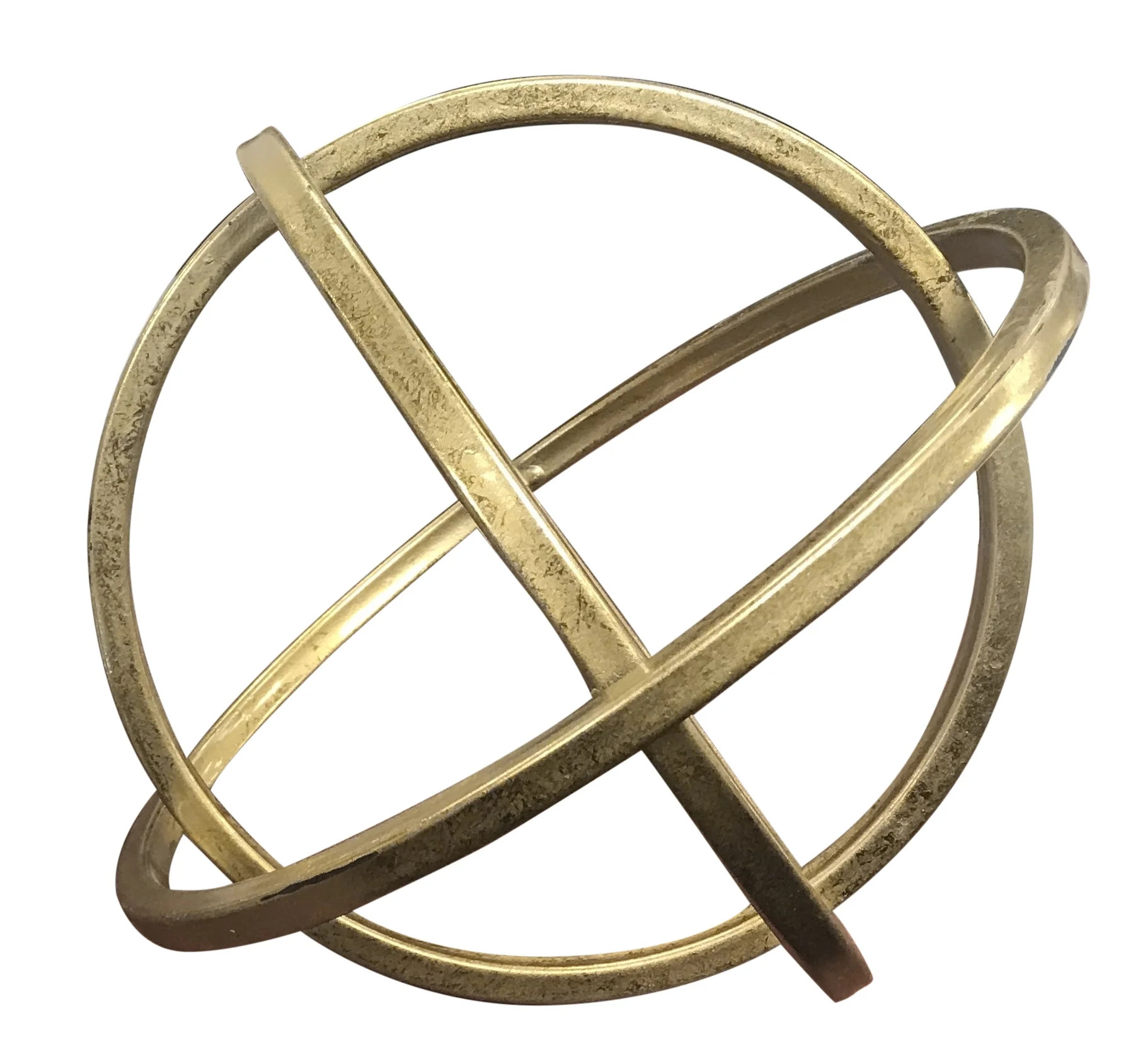 Better Homes & Gardens Large Decorative Gold Orb, 9" - Walmart.com | Walmart (US)