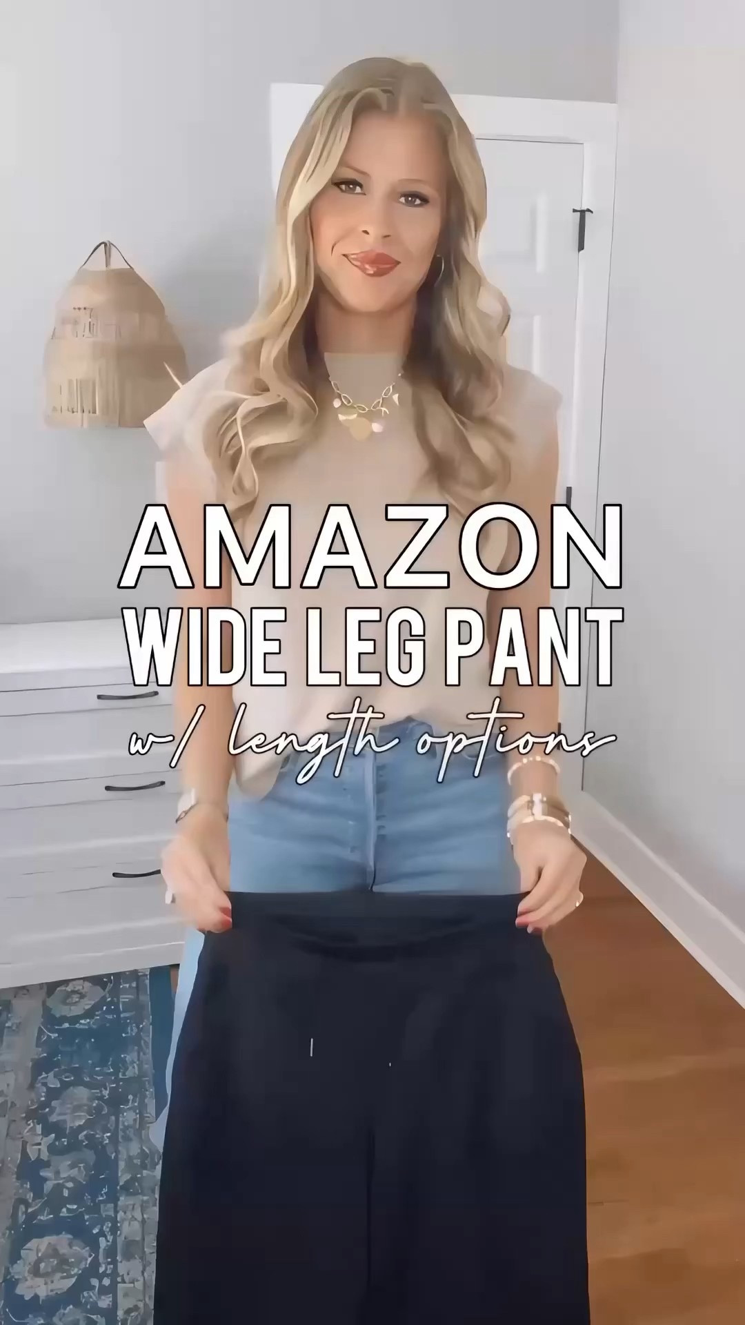 These are the absolute BEST wide leg stretchy pants - with an adjustable waist! They come in petite, regular, and tall inseams 👏🏼

Wearing size small tall in the pants, size medium in the pullover and tee!

#casualoutfitideas #casualoutfits #mommusthaves

#LTKFindsUnder50 #LTKPetite #LTKTall
