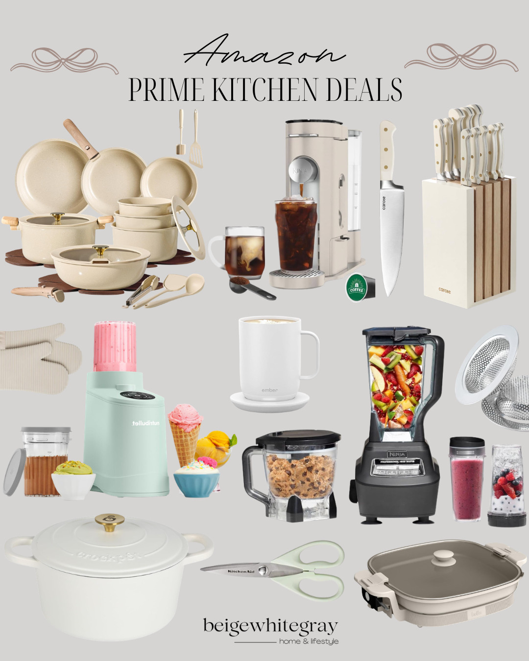Amazon Prime Kitchen Deals! Great for any home chef. From pots to smart mugs, these picks are a must-have! #KitchenEssentials