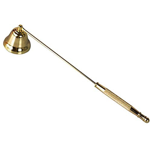 Tim&Lin Gold Candle Snuffer Accessory - Stainless Steel Polished Candle Extinguisher Snuffer Accessory with Long Handle - for Putting Out Extinguish Candle Wicks Flame | Amazon (US)