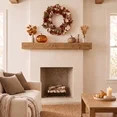 My Texas House Fall Hydrangea Wreath, Cream and Brown, 24" | Walmart (US)