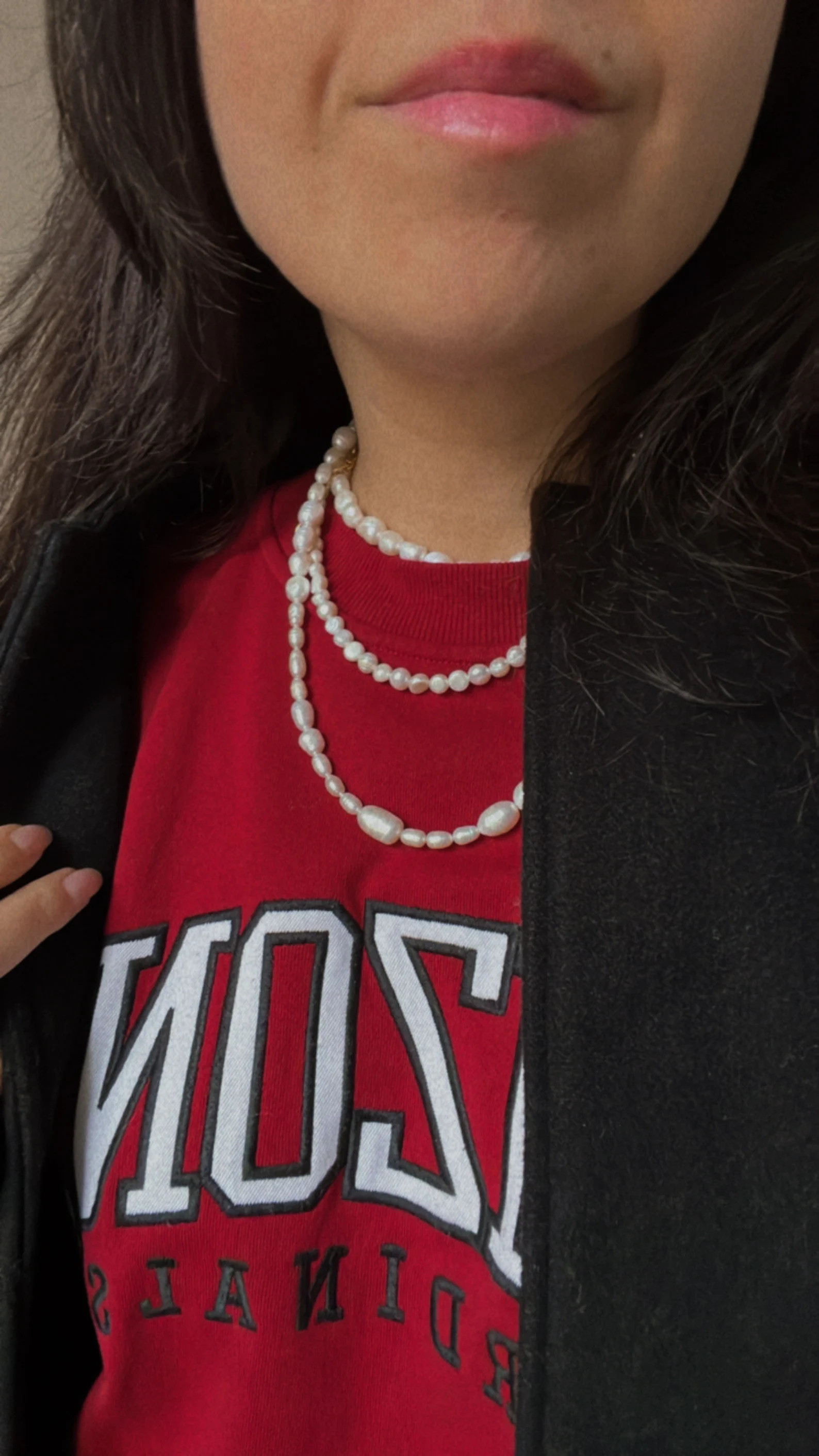 Layered Baroque Pearl Choker, Quiet Luxury Necklace for Coquette, Vintage or Parisian Chic Style,... | Etsy (US)