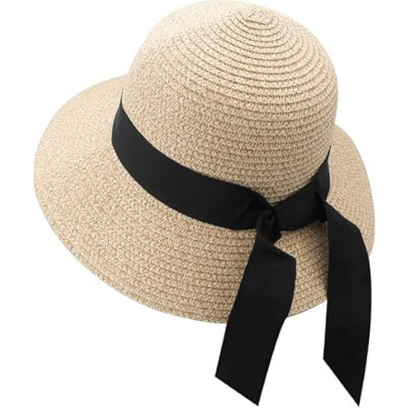 FURTALK Damen Sonnenhut UV-Schutz Strandhut Faltbar Sommerhut UPF 50+ Strohhut mit Breite Krempe | Amazon (DE)