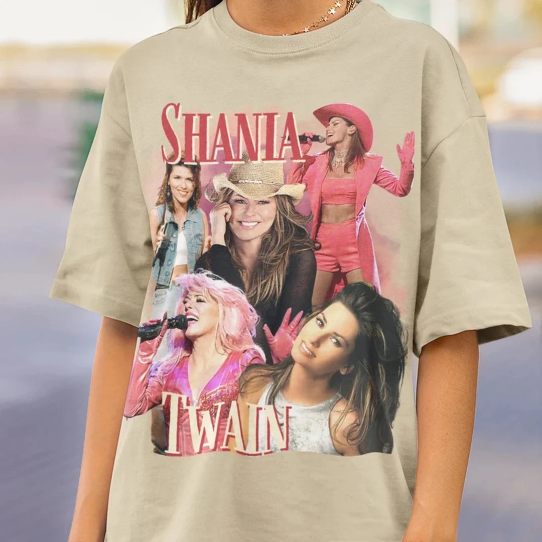 Shania Twain Vintage Shirt, Bootleg Rap 90s Style Vintage Shirt Lets Go Girls Country Music Fan G... | Etsy (US)