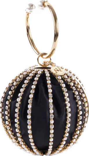 Rosantica Alice Polka Crystal & Imitaion Pearl Minaudiére | Nordstrom | Nordstrom