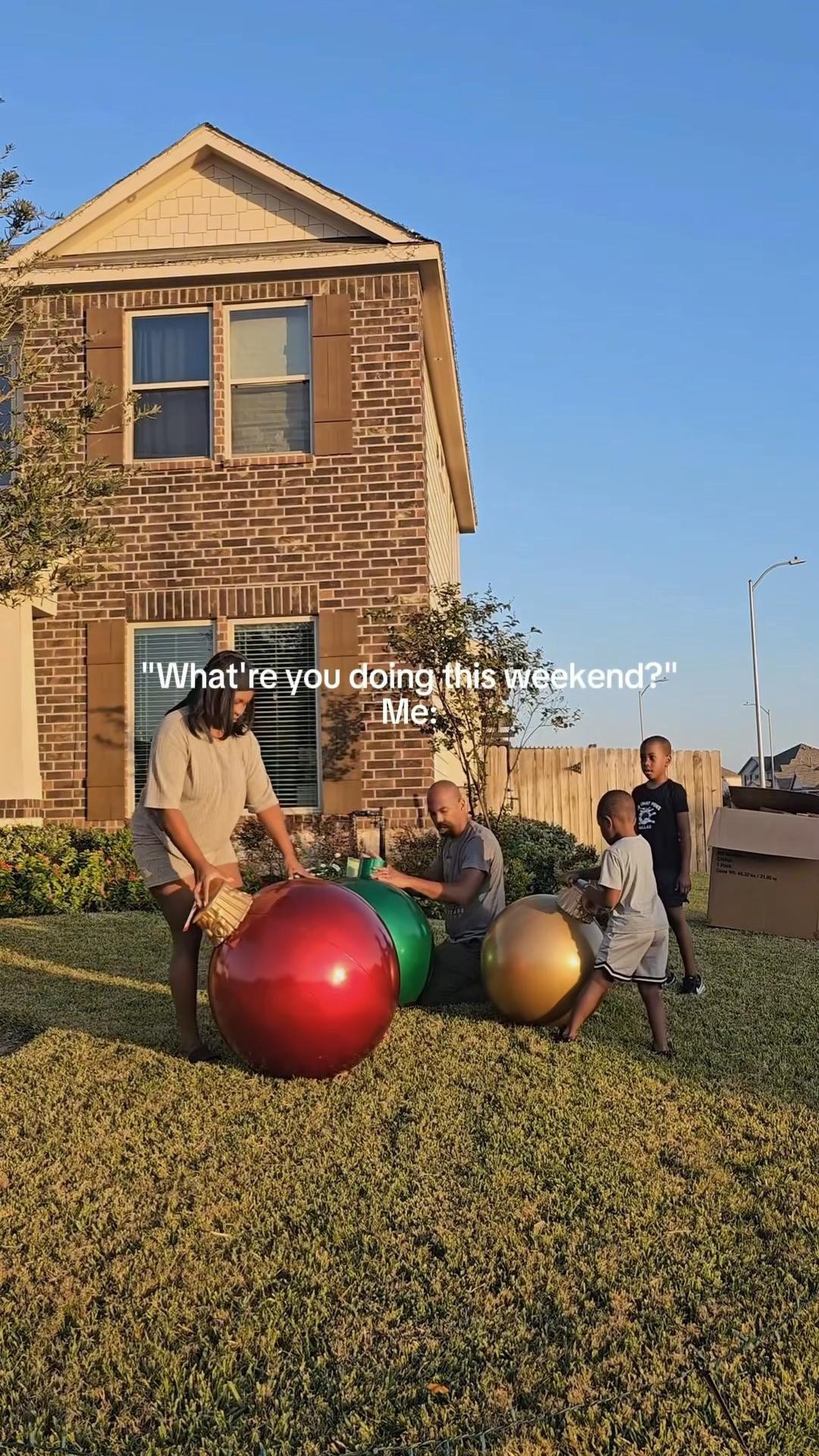 The Christmas season has officially begun! 🎄🎅🏼👏🏾 We’re setting up our decorations including these fun outdoor ornaments that we put in our yard! 

#christmas #holiday #decor #outdoordecorations #home #family #lighting #christmasoutdoor 

#LTKHoliday #LTKHome #LTKdayinmylife
