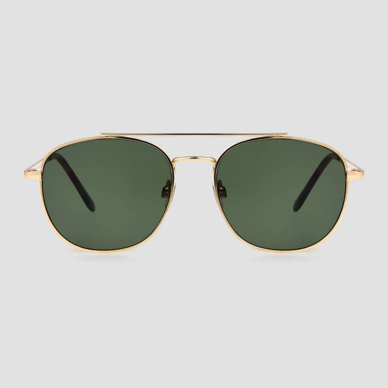 Women's Square Aviator Sunglasses - Universal Thread™ Vibrant Gold | Target