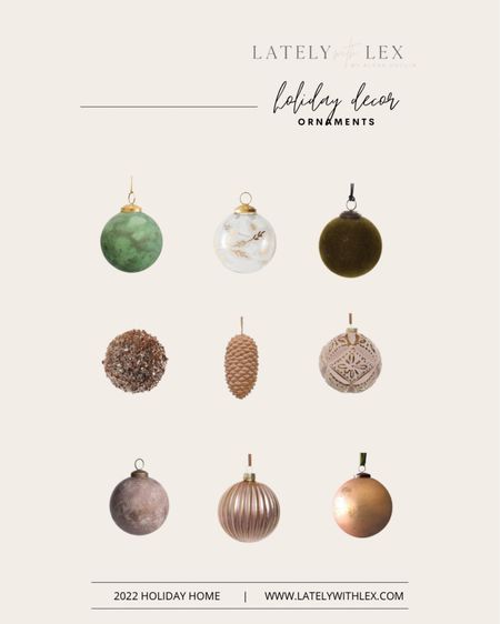 Christmas ornaments // Christmas decor // holiday decor // Christmas tree decor // ornaments 

#LTKHoliday #LTKhome #LTKSeasonal