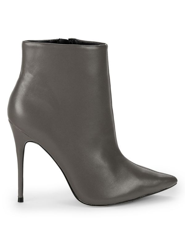 Stiletto-Heel Leather Booties | Saks Fifth Avenue OFF 5TH