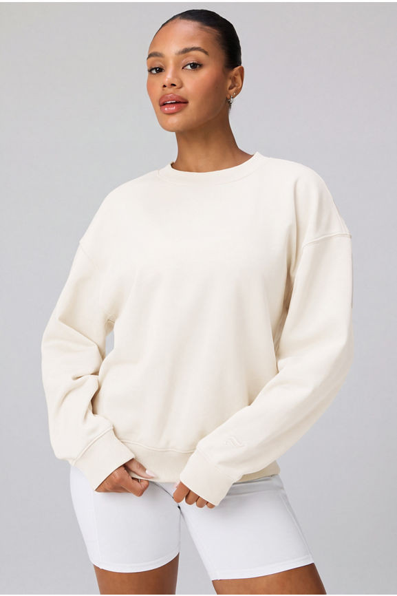 Cozy Fleece Crew Neck Sweatshirt | Fabletics